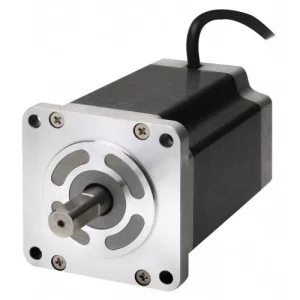 04K-S525 Шаговый двигатель 0,4 kgf.cm, 5 выводов, 0,75 А,  с выступающим валом,  S24 X L46.5,  24VDC/0.75A
